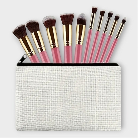 Floral Print Cosmetic, Storage Canvas Like Bag - Picture 2 of 9